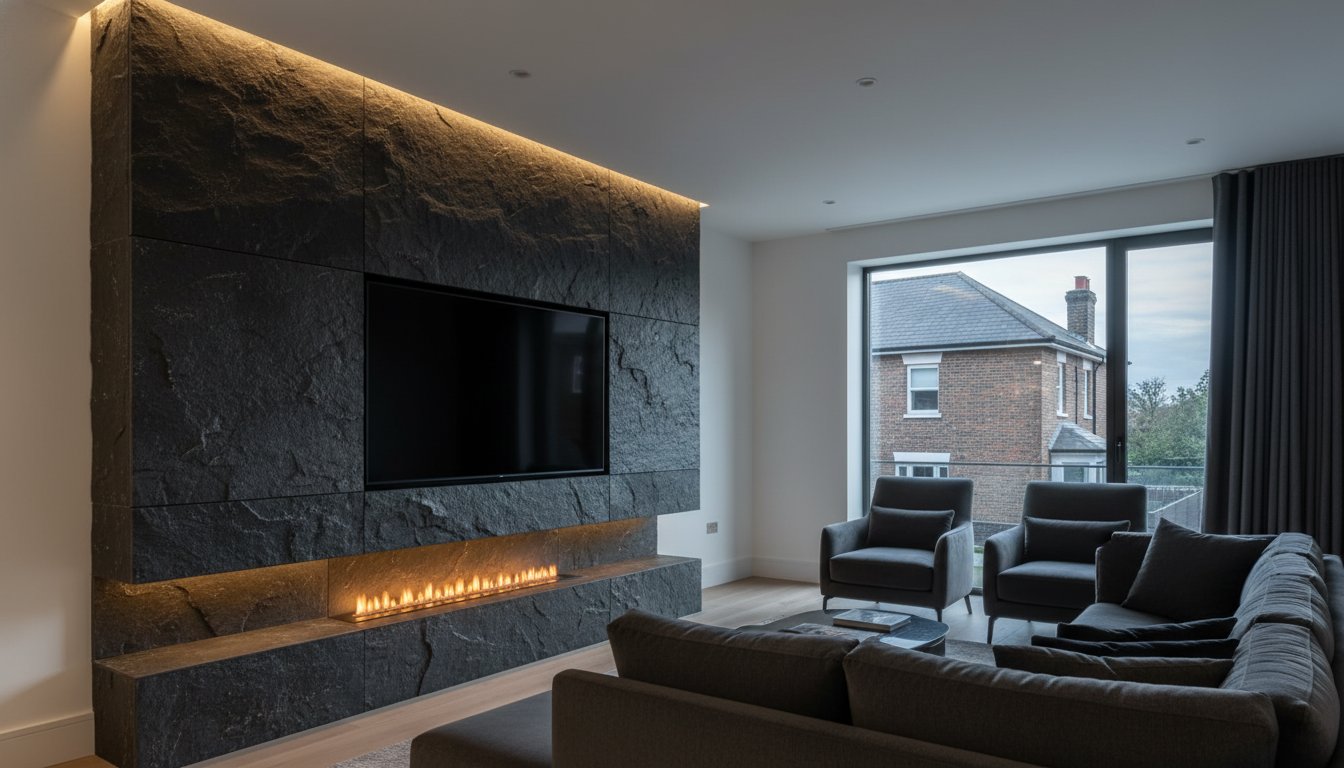 Luxury Media Wall UK: The Definitive Guide to Bespoke Stone Features