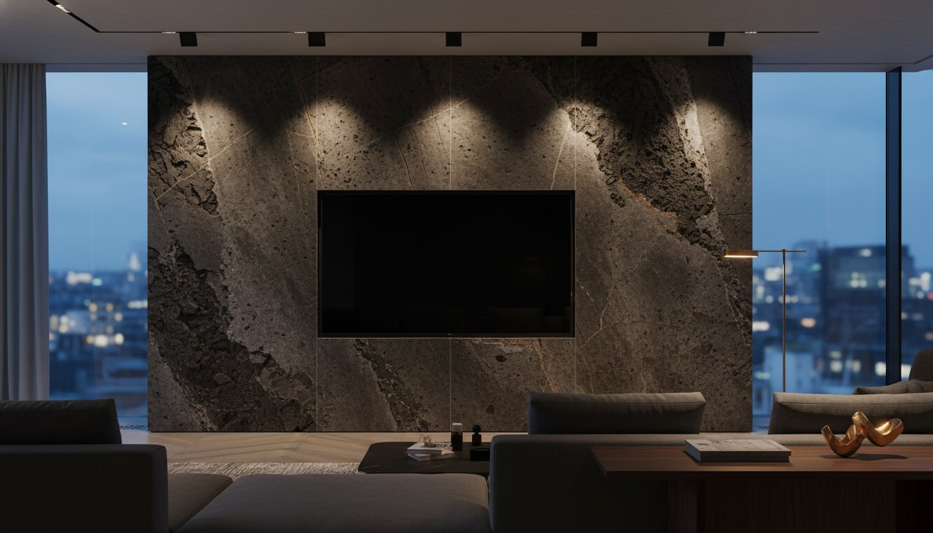 How to Style a Stone Media Wall: An Architectural Perspective on Luxury Design