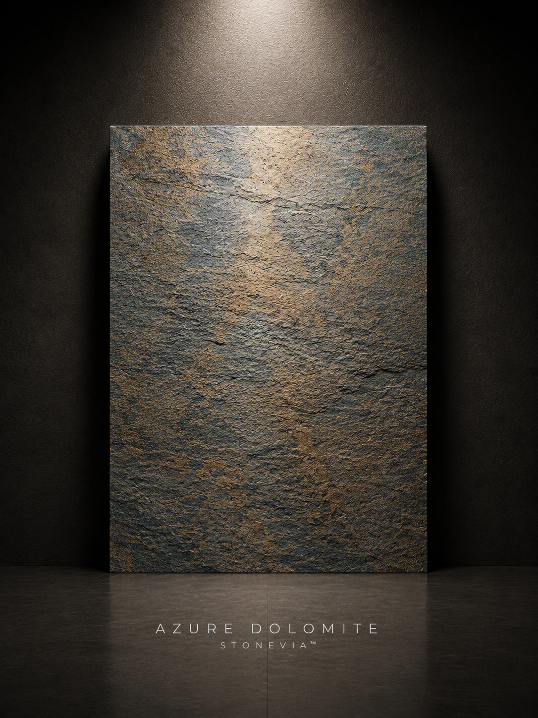 STONEVIA™ Dolomita Azul Azure | Panel de Piedra Flexible de Dolomita Azul