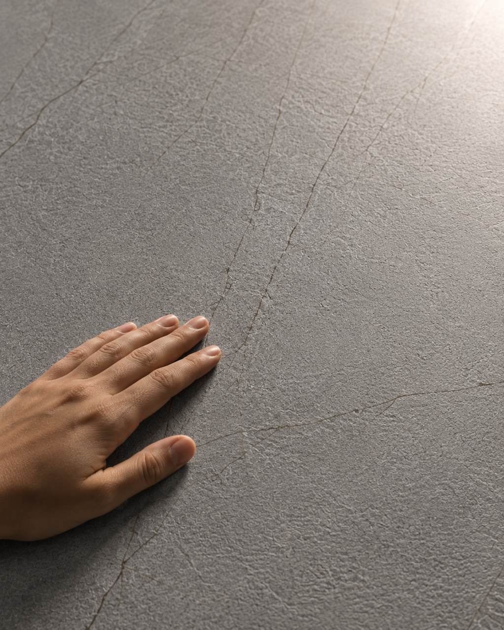 STONEVIA™ Cuarcita Grafito | Panel con efecto piedra gris oscuro