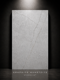 STONEVIA™ Cuarcita Grafito | Panel con efecto piedra gris oscuro