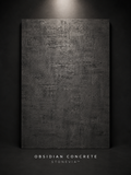 STONEVIA™ Hormigón Obsidiana | Panel de pared efecto hormigón oscuro