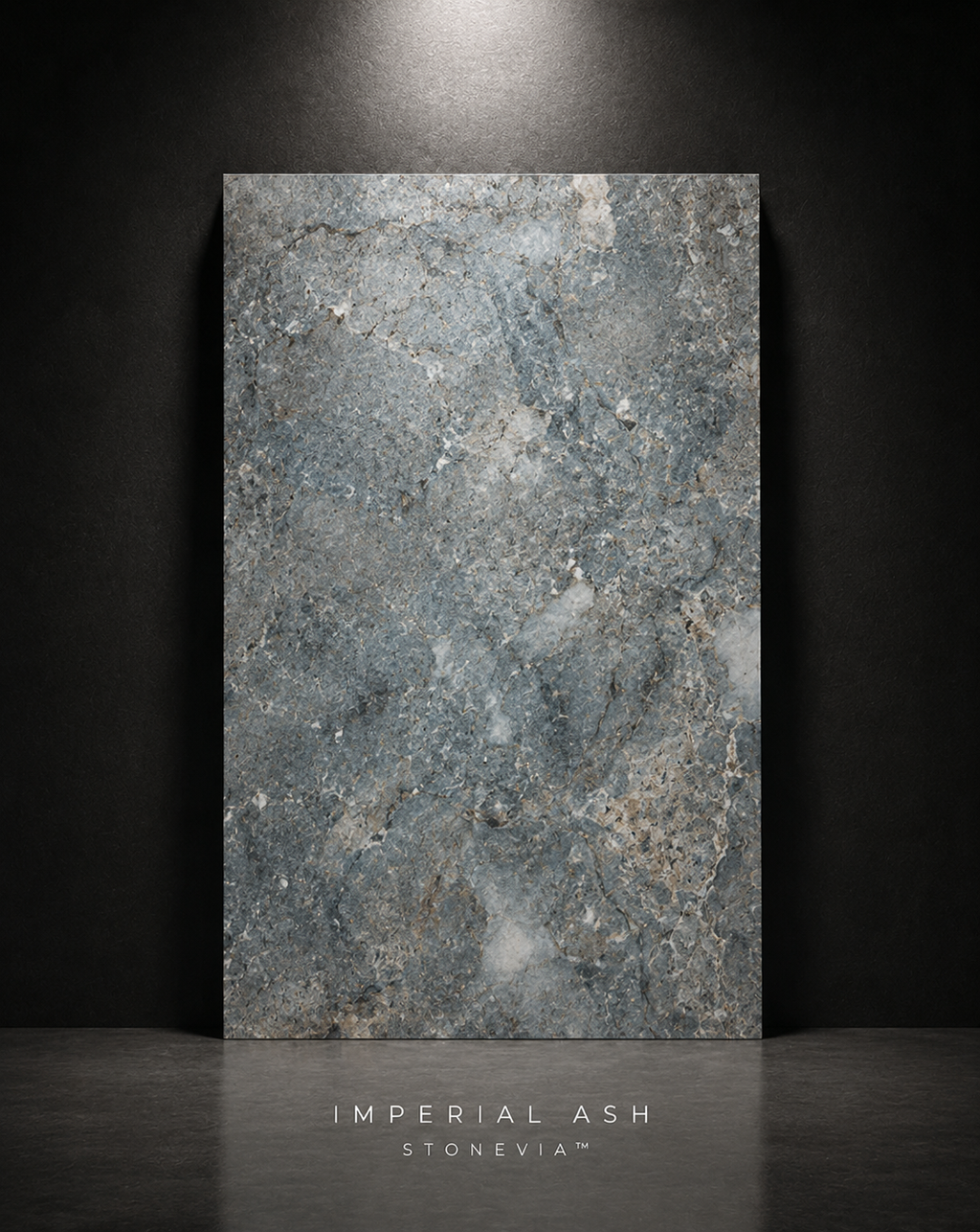 STONEVIA™ Fresno Imperial | Panel arquitectónico de piedra pulida gris