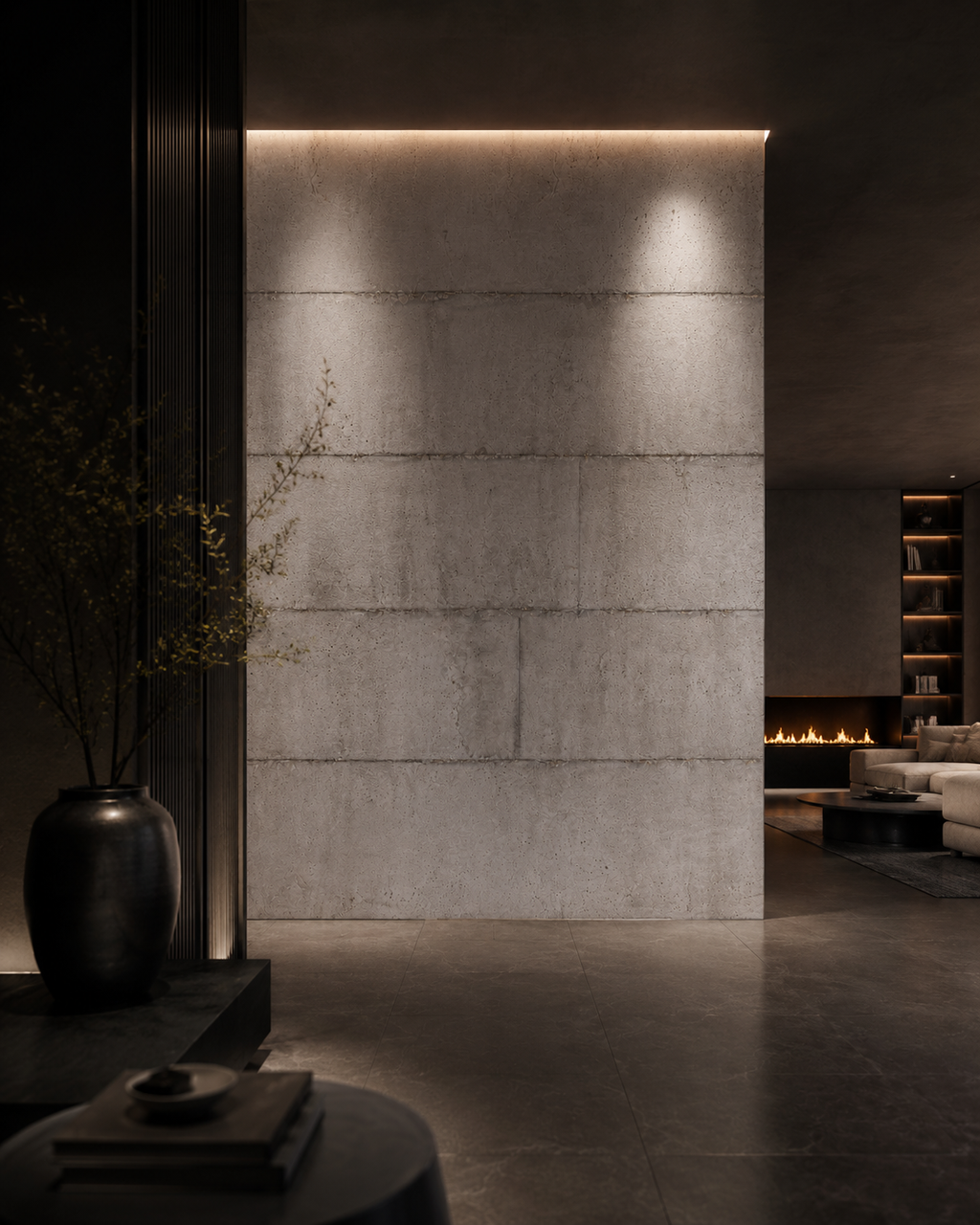 Hormigón Flotante STONEVIA™ | Superficie con Efecto de Hormigón Ligero
