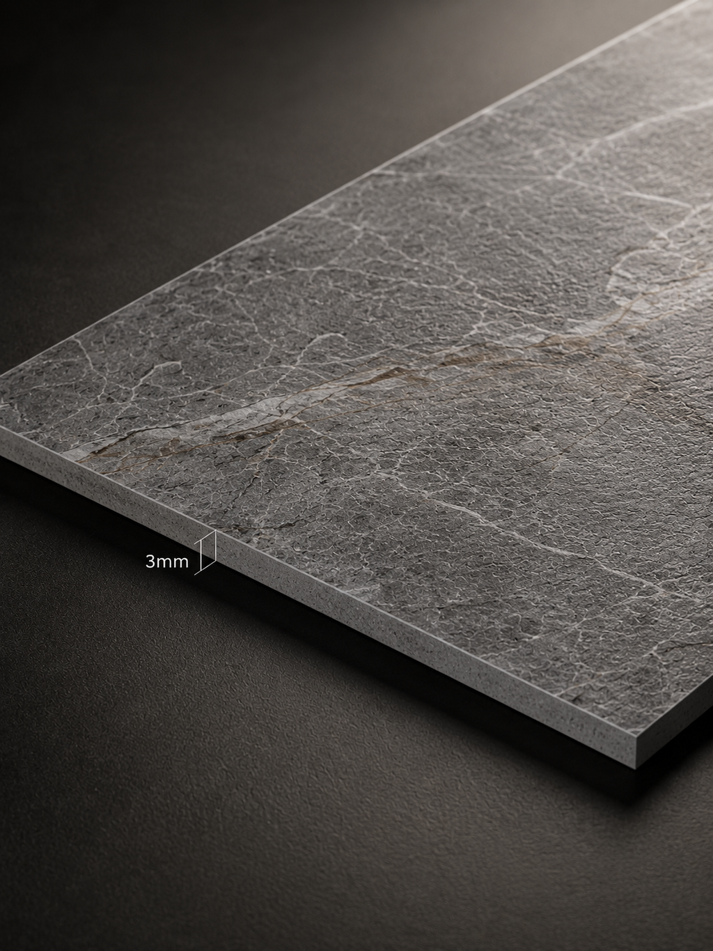 STONEVIA™ Cuarcita Midnight | Superficie arquitectónica de cuarcita negra