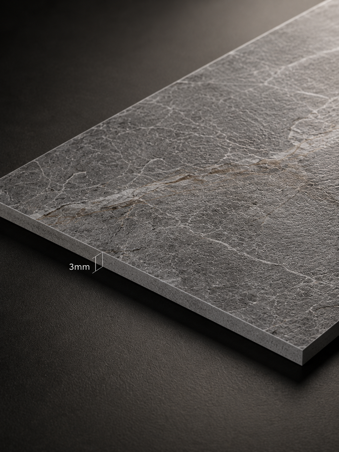 STONEVIA™ Cuarcita Midnight | Superficie arquitectónica de cuarcita negra