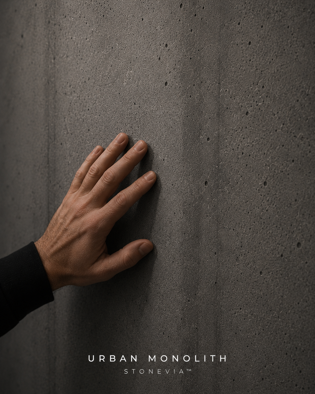 STONEVIA™ Monolito Urbano | Panel Arquitectónico Efecto Hormigón
