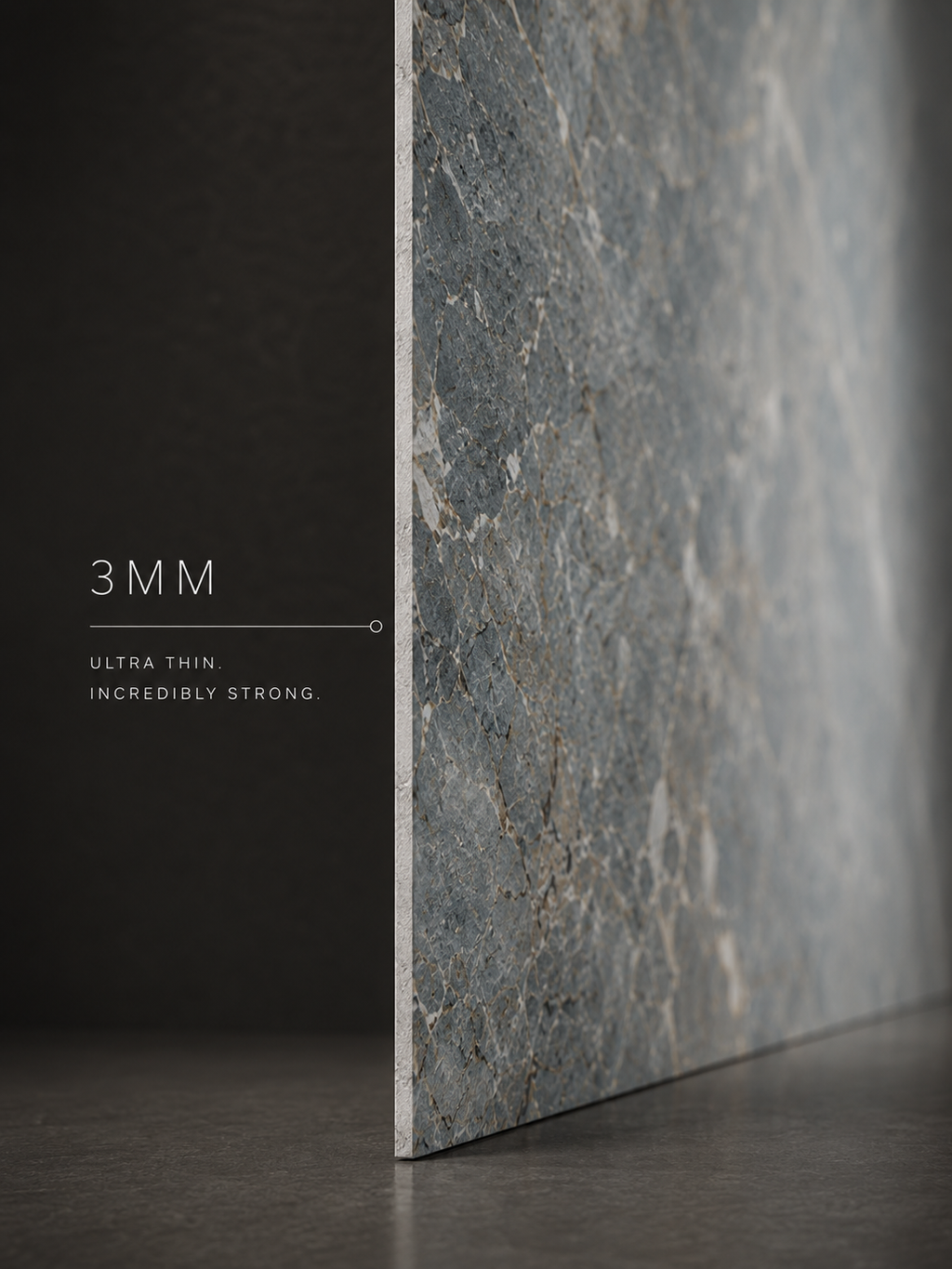 STONEVIA™ Fresno Imperial | Panel arquitectónico de piedra pulida gris